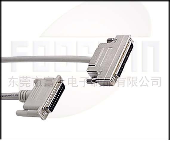 External High Density DB 50pin to DB 25pin SCSI Cable